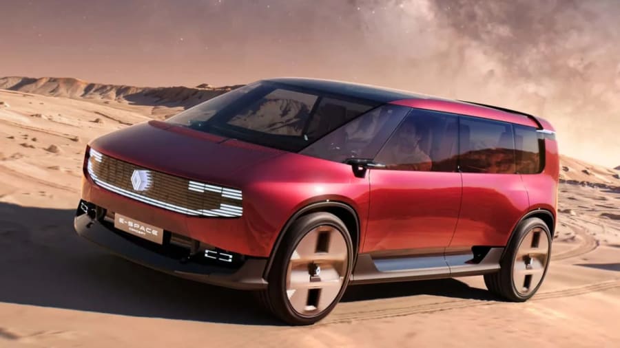 El Renault E-Space Concept recupera el monovolumen con un toque inspirado en los años 80