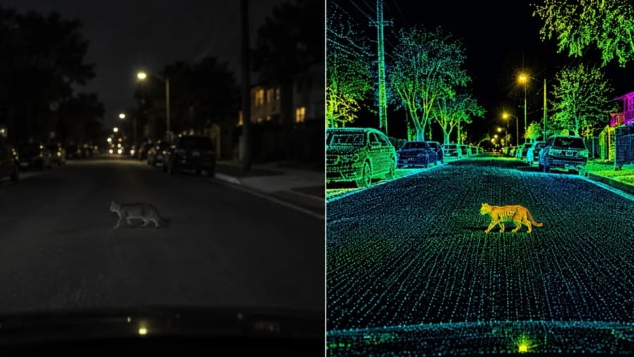Los coches autónomos de Tesla (robotaxis) no funcionan de noche, y la culpa la tiene el propio Elon Musk