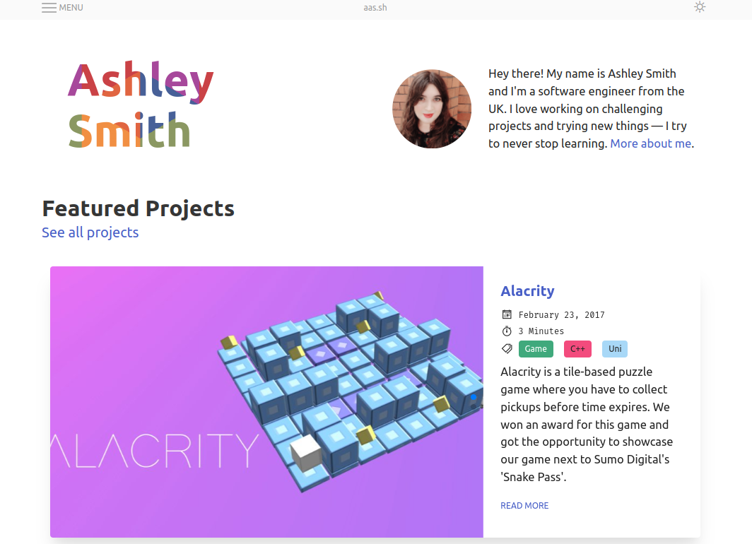 Preview image for post 'Website redesign with Bulma CSS'
