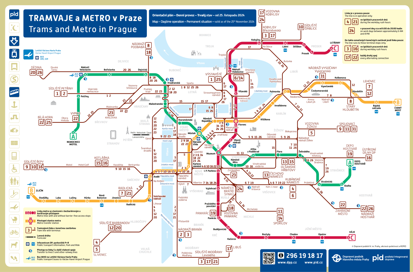 Tram map