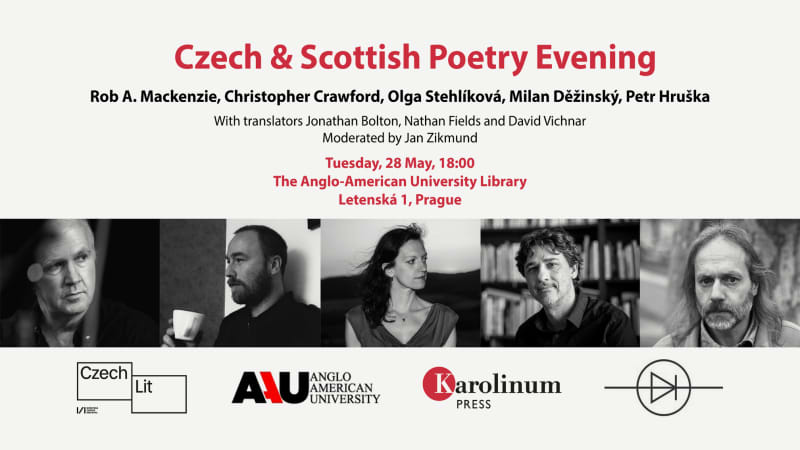 Czech-scottish poetry night in the library 16.9