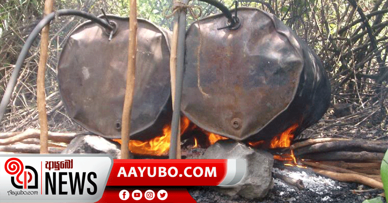 මහා පරිමාන කසිප්පු නිෂ්පාදනාගාරයක් වෙන්නප්පුවේදී වටලයි