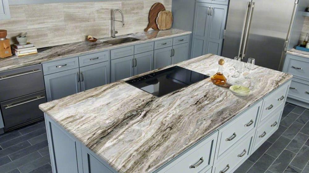 Fantasy Brown Granite, Quartz, Marble, Quartzite Countertops