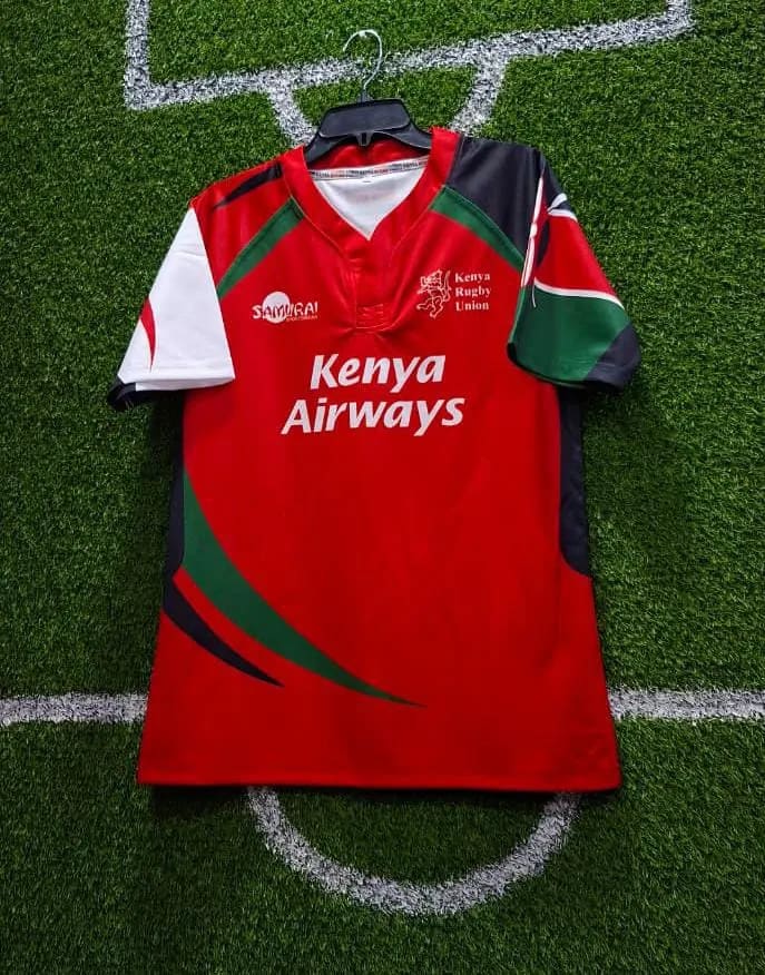 2012–2015 Kenya Rugby Home Jersey made by Samurai