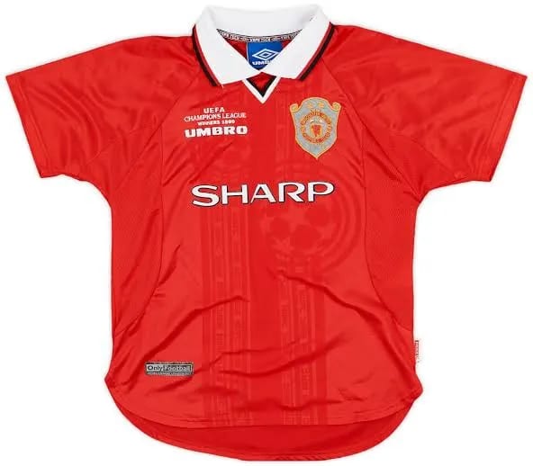 1998-00 Manchester United Champions League home shirt