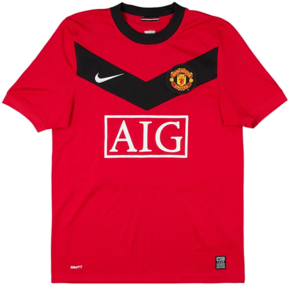 2009-10 Manchester United home football shirt