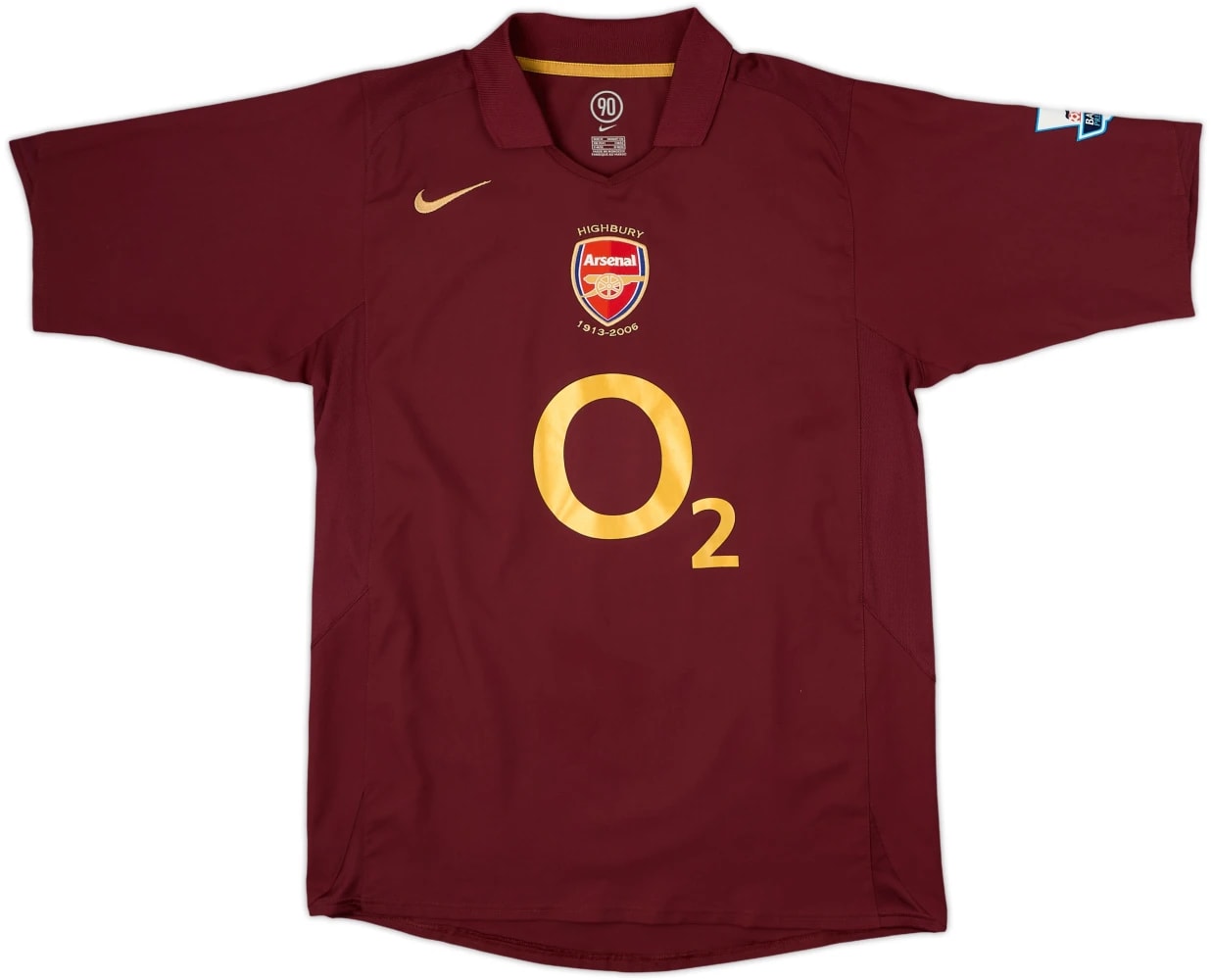 Arsenal home shirt from the 2005–06