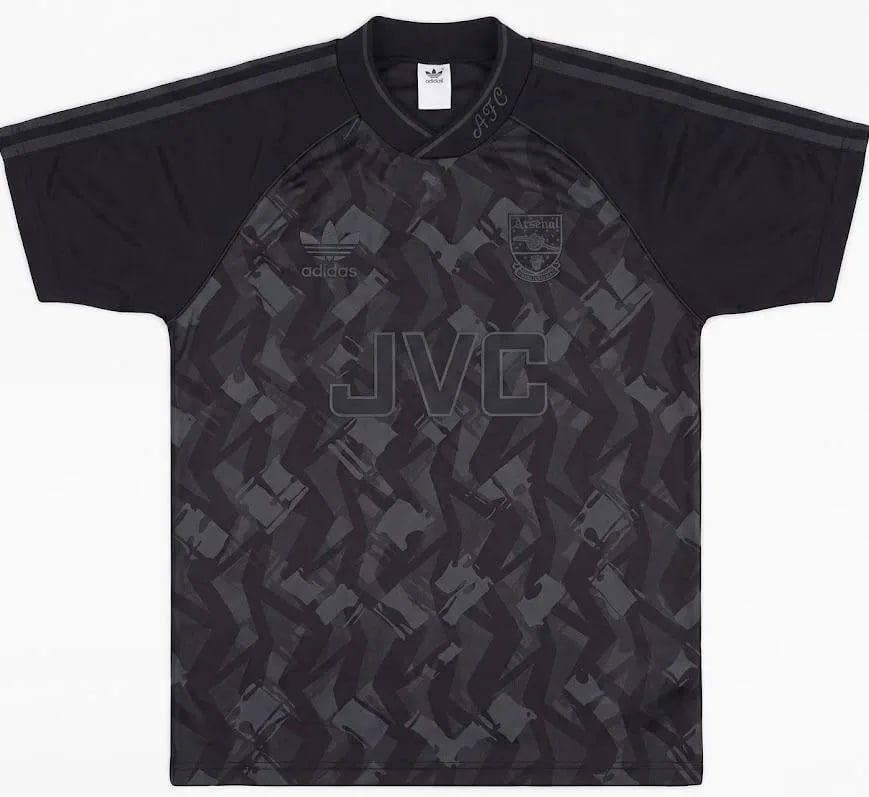 Arsenal 1990–1992 Blackout retro concept football jersey
