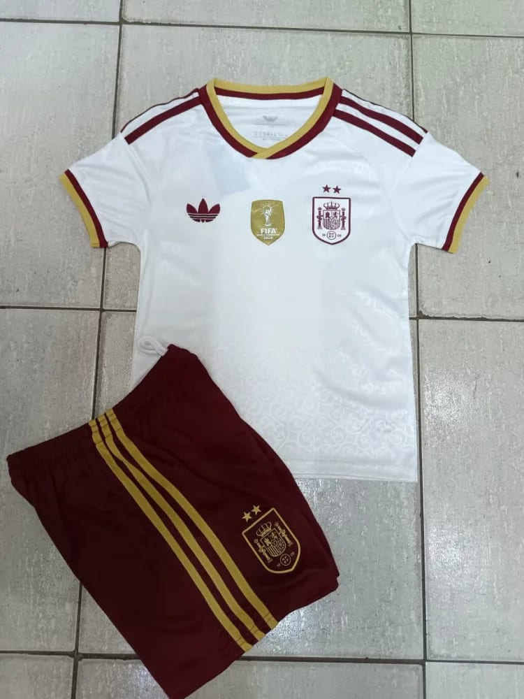 Spain Away Kit 2026 Kid's Fit.