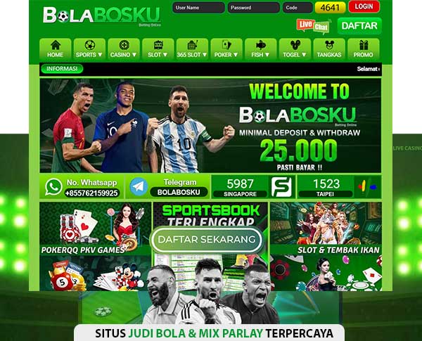 Bolabosku Mix Parlay Situs Judi Bola Online24jam Terpercaya