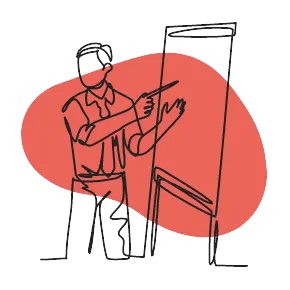 meeting rooms and conference rooms icon