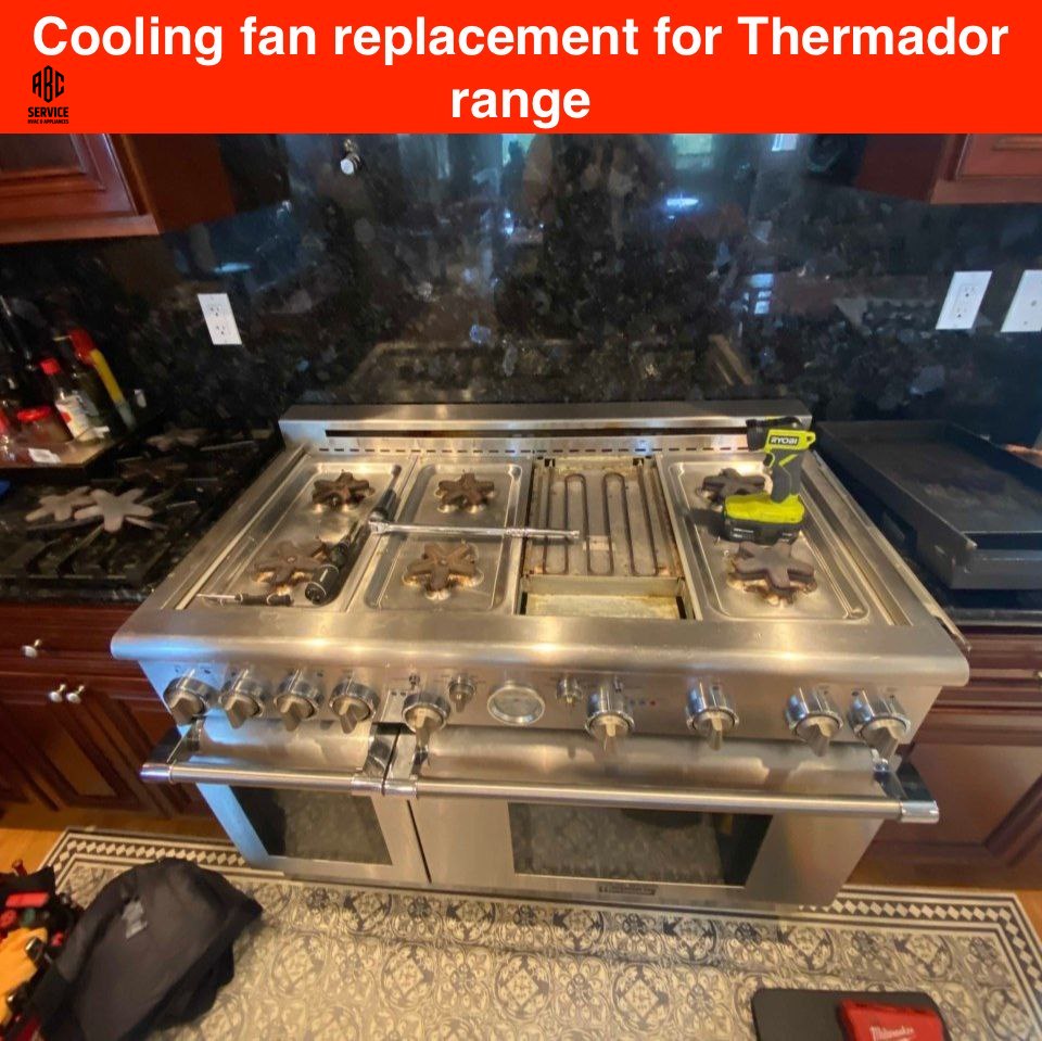 Repair of range in San Jose