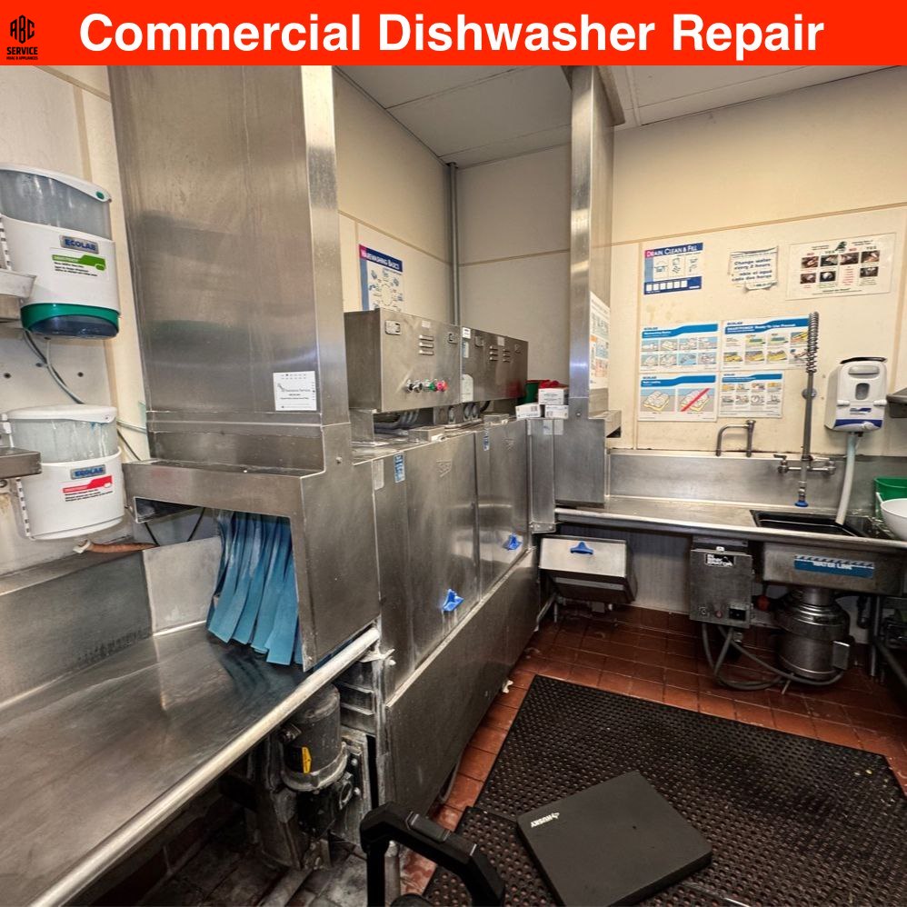 Commercial dishwasher repair at Hayes Mansion, San Jose