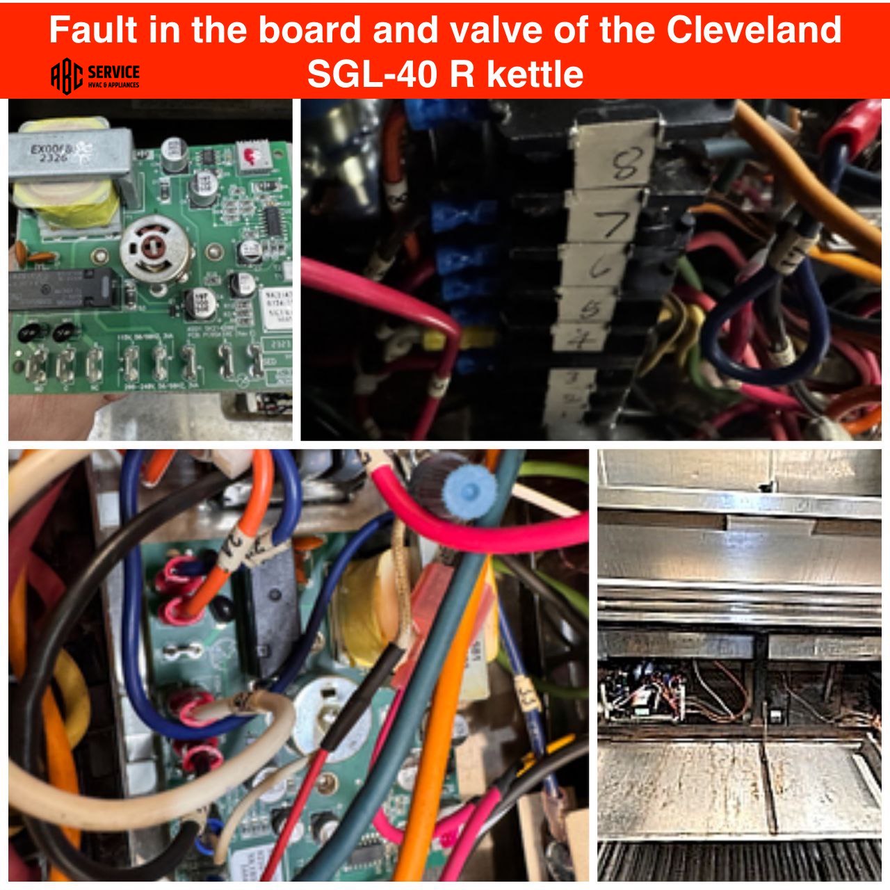 Cleveland SGL-40 R Kettle Repair for The Salvation Army (Bay Area)