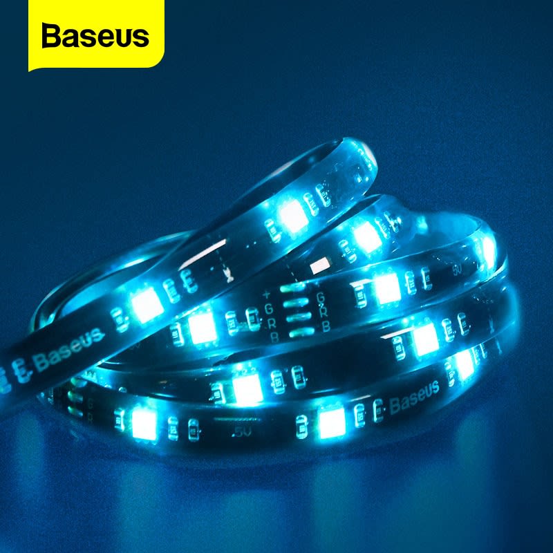 photo Rgb Gaming Room Lights baseus gamo smart led strip rgb usb led light strip for gamer pc tv room color backlight