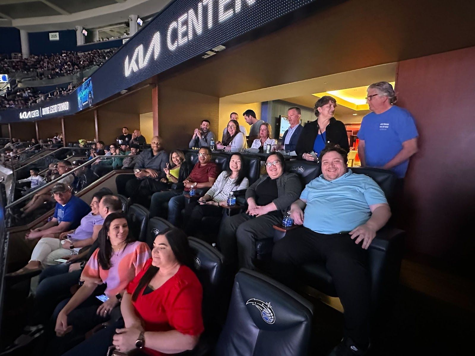  Our Dynamic Sales Team at the Nets VS Magic Game