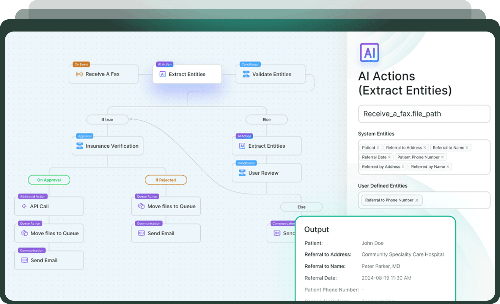 ai actions healthcare document management dexit 314e