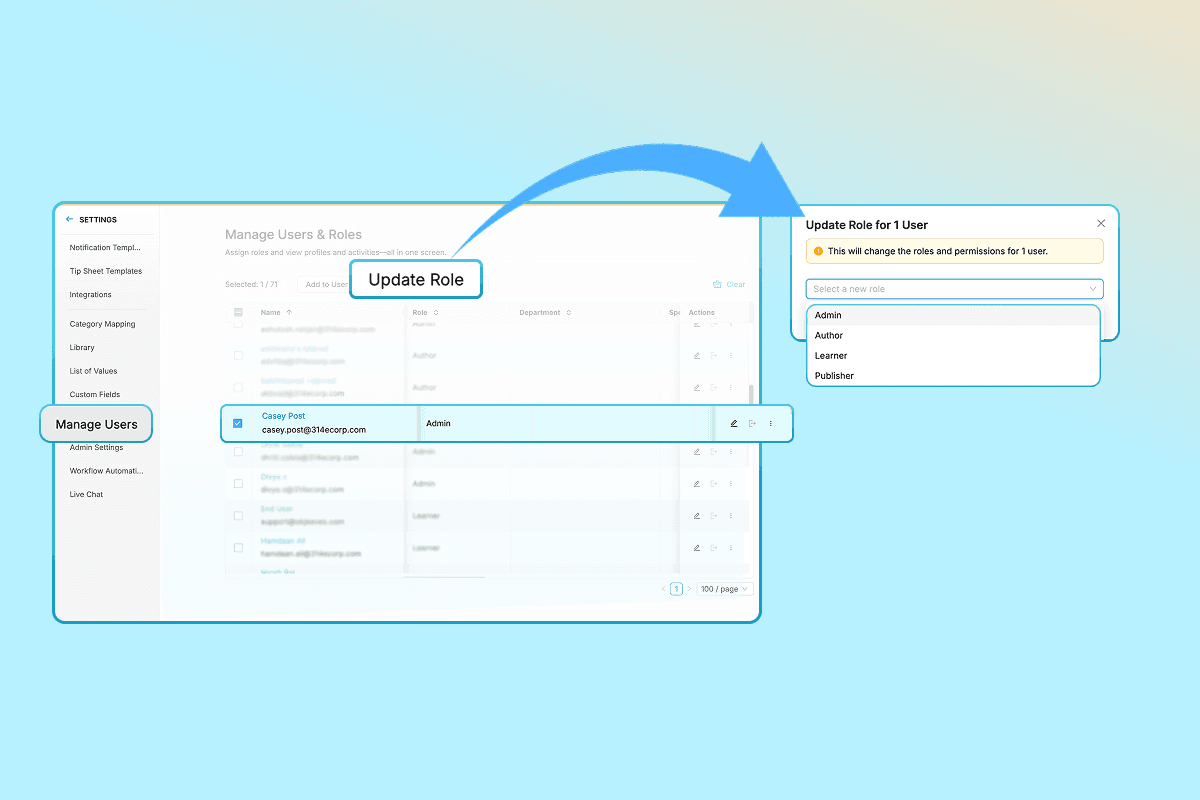 Updating User Permissions in Jeeves