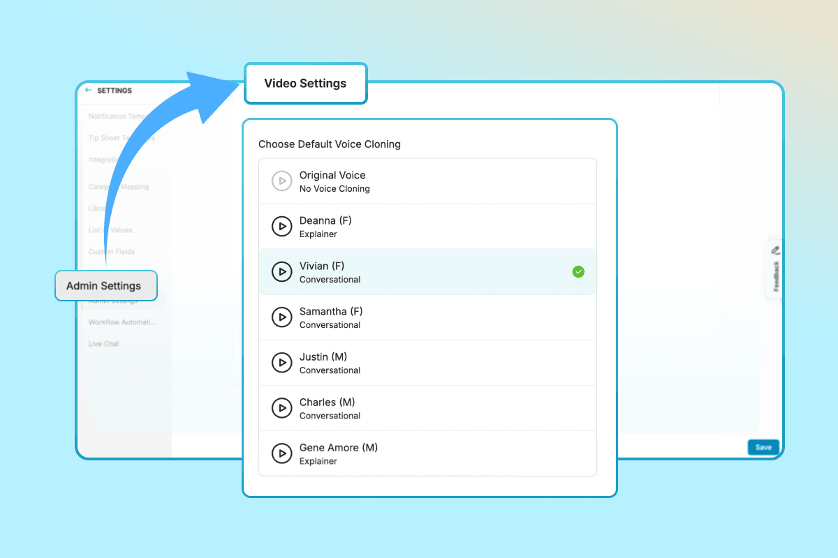 Setting Default Voice Cloning in Jeeves