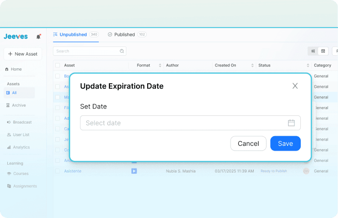 Automatically Manage Expired Content