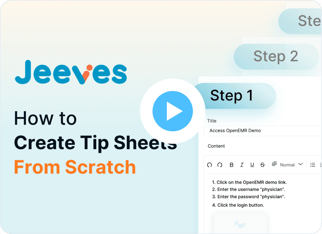 Build Tip Sheets Using Templates