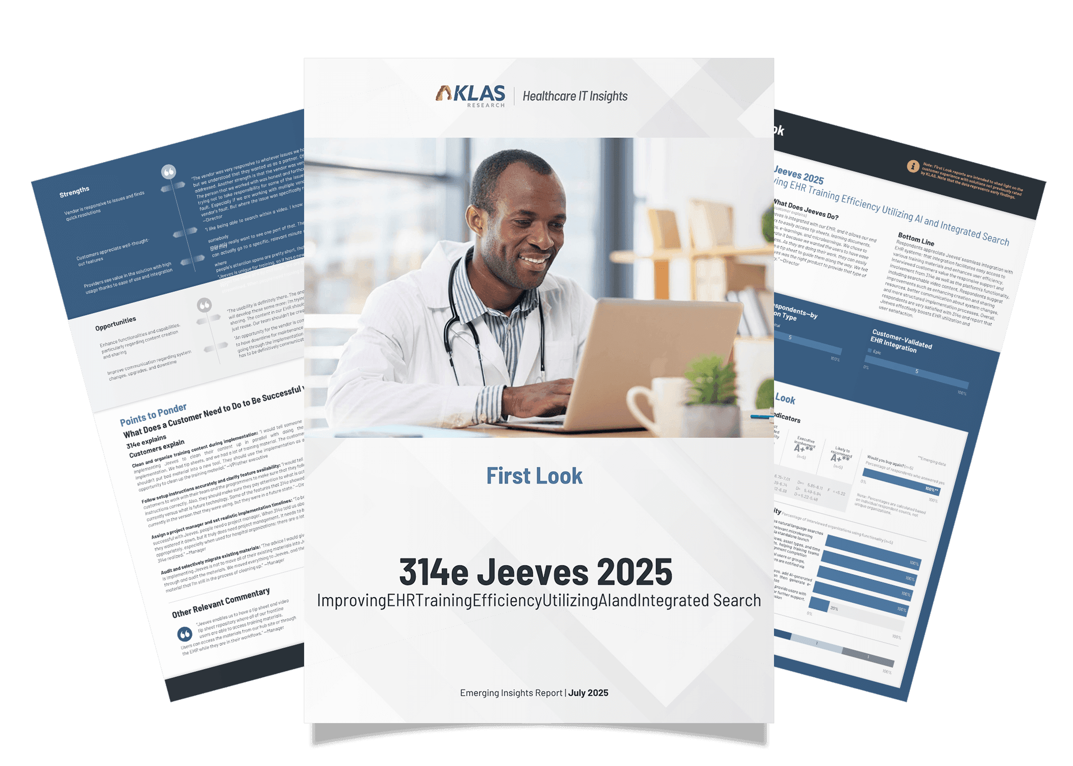Hear Directly From Your Peers: The Official KLAS First Look Report on Jeeves