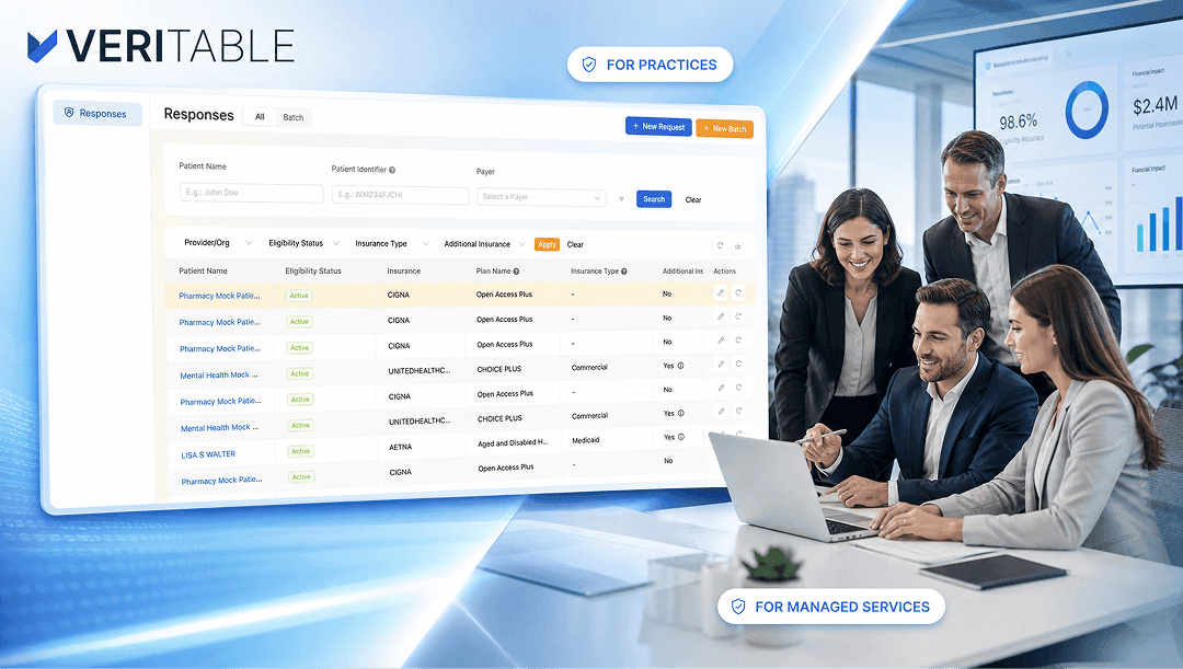 Veritable hero — real-time and batch eligibility verification for medical practices