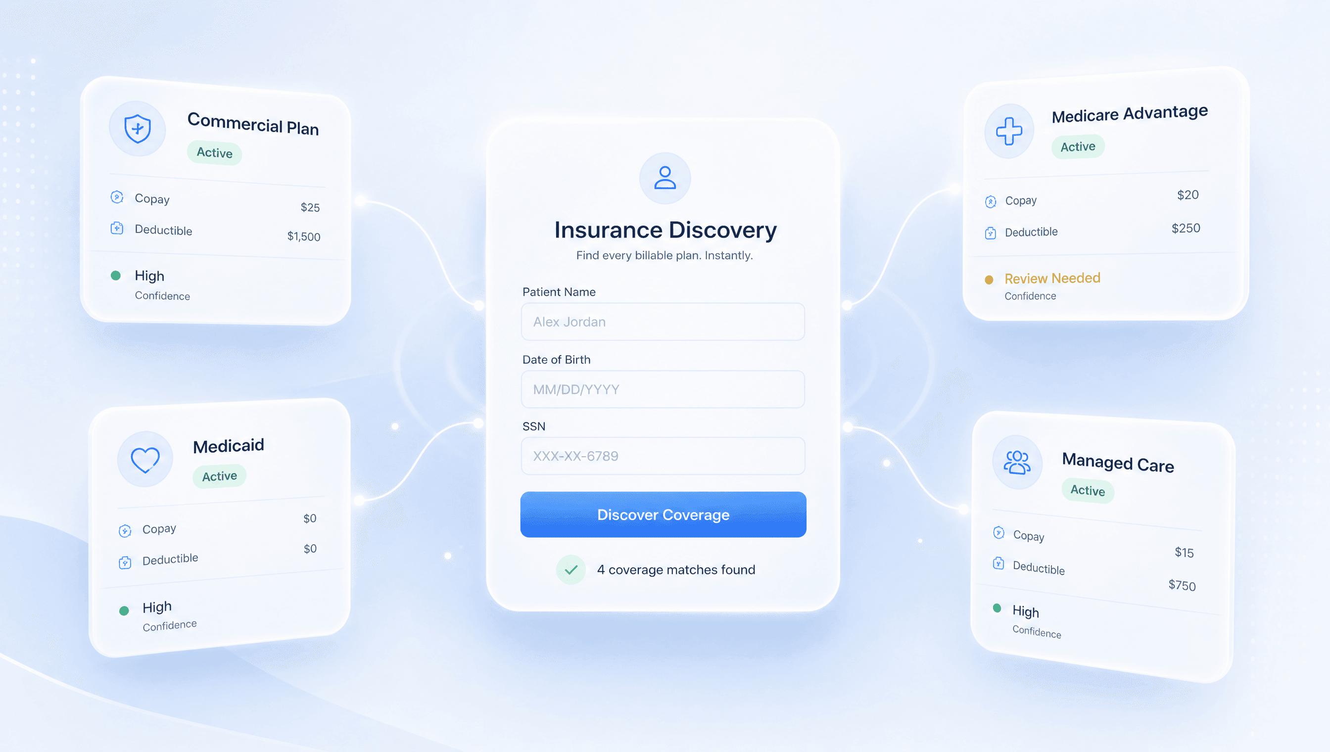 Veritable Insurance Discovery search results