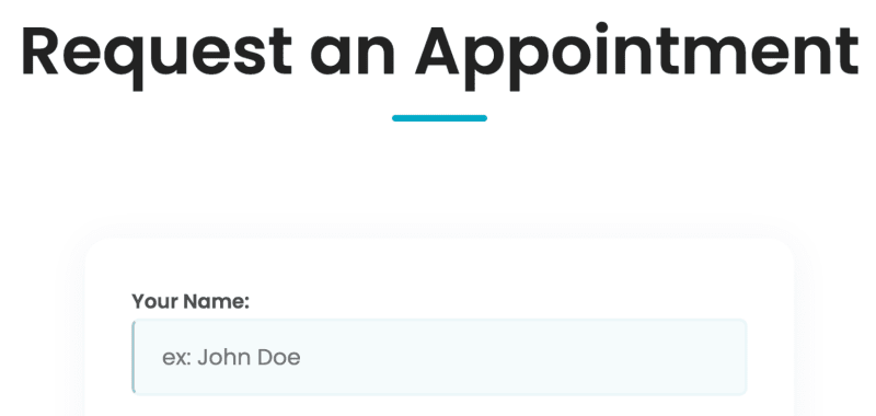How to Design Online Patient Forms - Form Title - Practifly