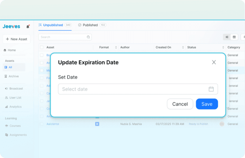 Automatically Manage Expired Content