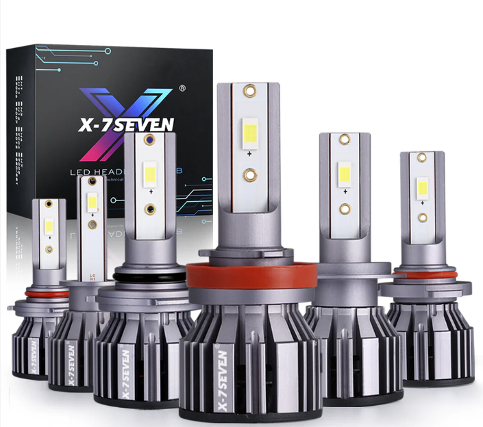 X-7SEVEN OEM Ultra-Bright X-T2 Series 38W 5000LM H7 LED Fog Lights High Low Beam for All-Weather Performance 1 Piece Box