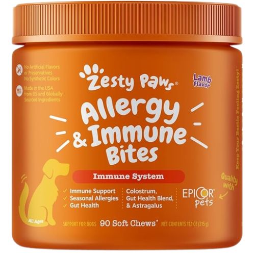 Zesty Paws Dog Allergy & Immune Supplement