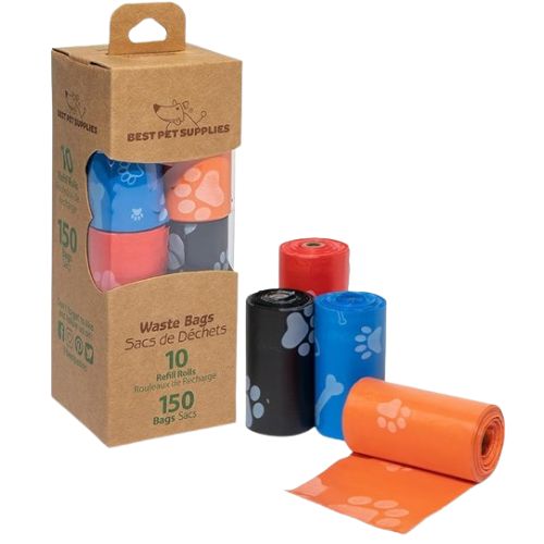 Top Pet Products Dog poop bags for cleaning up waste and leak-proof dog walker