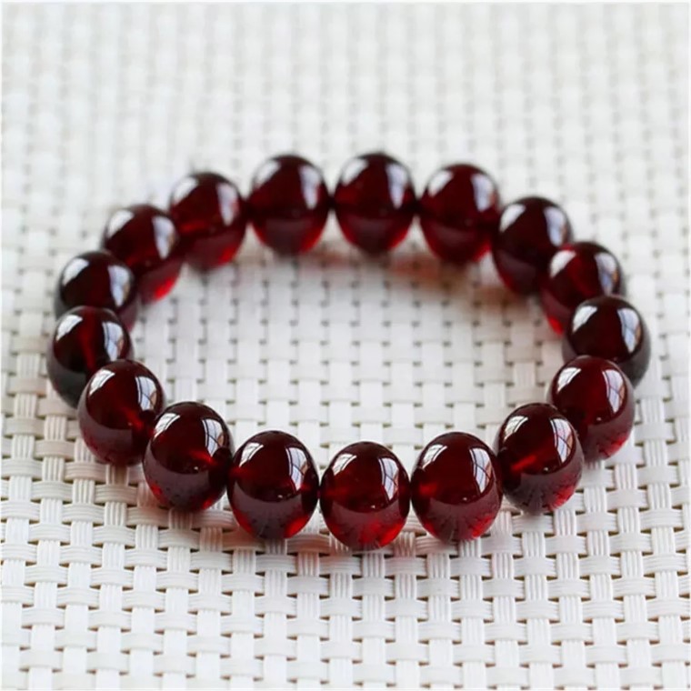 Jual barang gelang  tangan red  dark anggur merah 10mm ab960