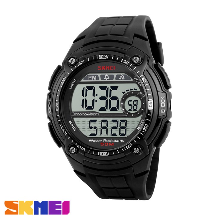 Jual barang jam tangan pria laki digital simpel robot skmei original