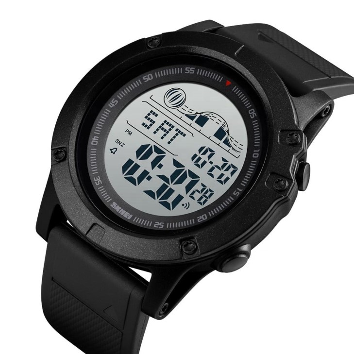 Jual barang jam tangan pria digital skmei original tali bagus karet