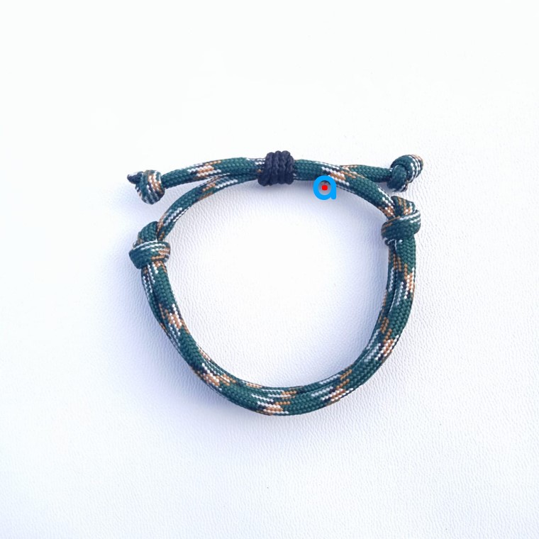 Jual Barang Gelang Tangan Remaja Atau Dewasa Paracord Pipih 3 Garis Corak Glp02 Bracelet