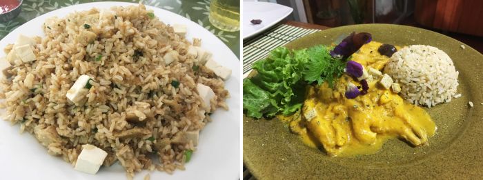 Arroz Chaufa, Sauteed mushrooms