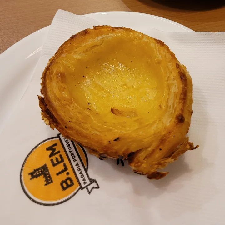 photo of B.LEM Padaria Portuguesa - Pinheiros Pastel Vegano de Nata shared by @jessanjos on  10 Feb 2023 - review