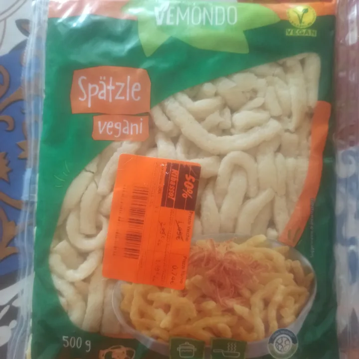 photo of Vemondo  vegane frische Spätzle shared by @fedegoesgreen on  15 Feb 2023 - review