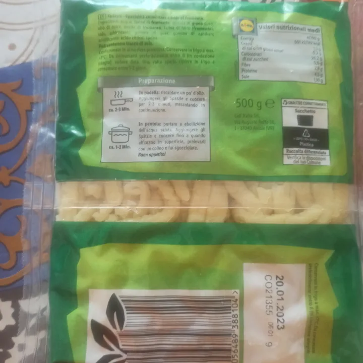 photo of Vemondo  vegane frische Spätzle shared by @fedegoesgreen on  15 Feb 2023 - review