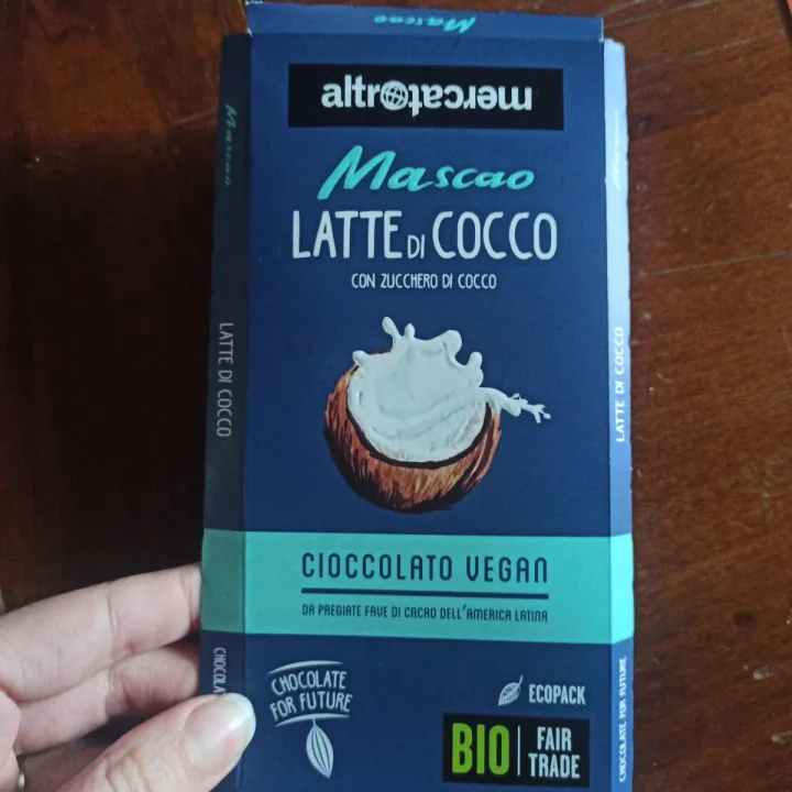 photo of Altro mercato cioccolato al latte di cocco shared by @irenesorti on  22 Feb 2023 - review