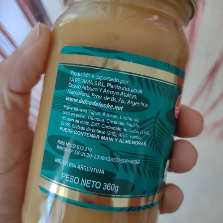 photo of Doña Magdalena Dulce de leche a base de coco vegan shared by @cabricorki on  26 Feb 2023 - review