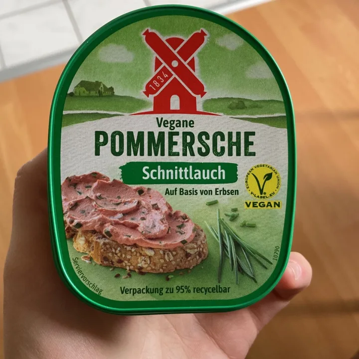 photo of Rügenwalder Mühle Vegane Pommersche Schnittlauch shared by @emmnms on  11 Mar 2023 - review