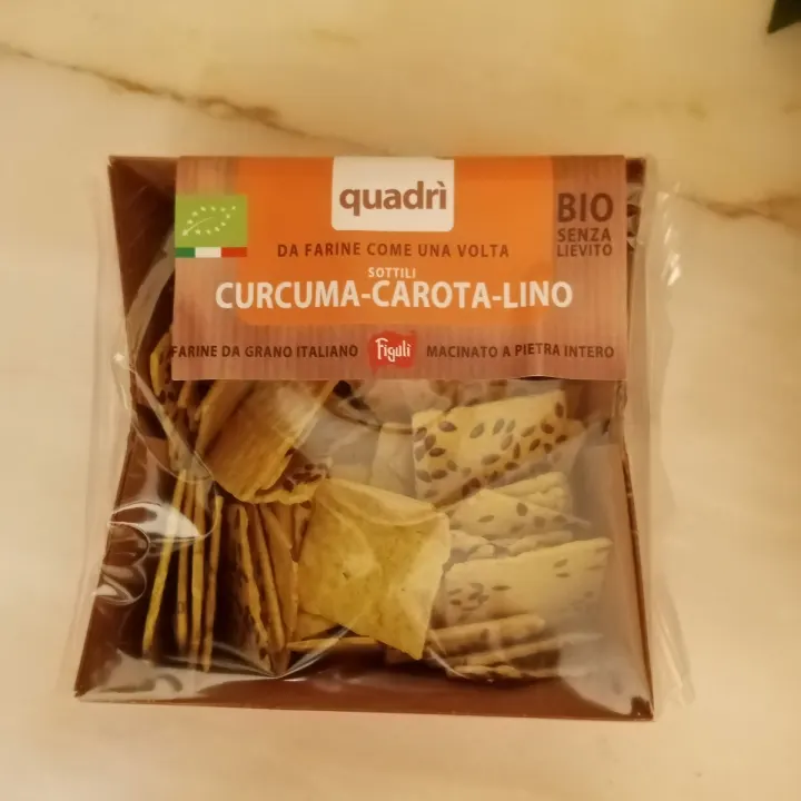 photo of Figulì Quadri Curcuma, carota semi di lino shared by @laura1970 on  13 Mar 2023 - review