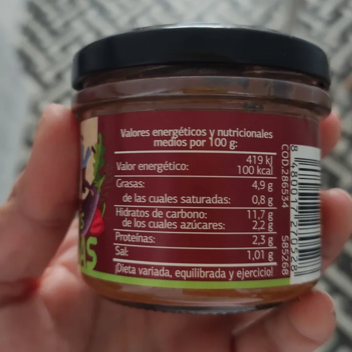 review photo of Vegedia Paté verduras braseadas shared by @sandravo on 13 Mar 2023 - review