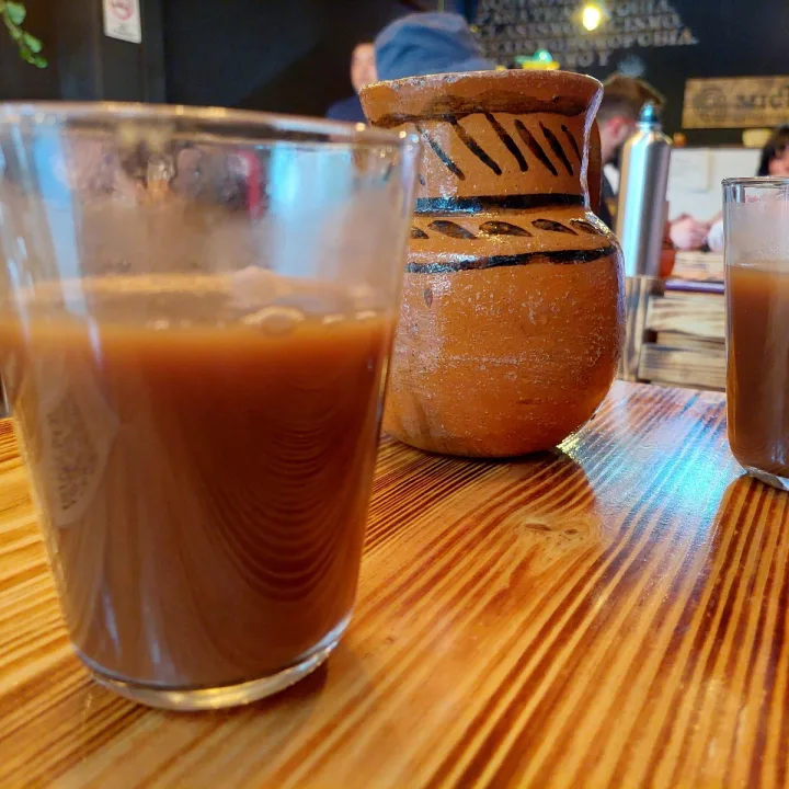 photo of Mictlan Antojitos Veganos Agua de cacao shared by @elwaldo on  19 Mar 2023 - review