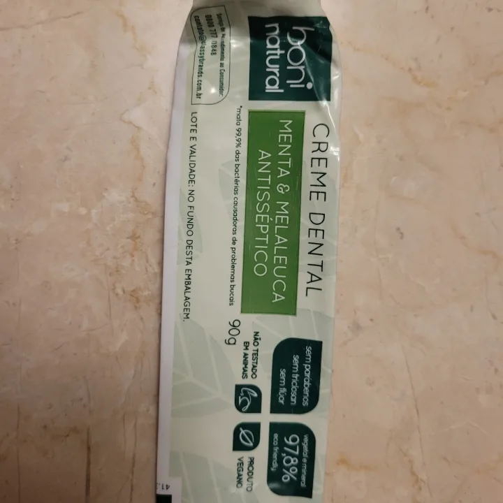 photo of Boni natural Creme Dental shared by @priscillanienov on  20 Mar 2023 - review