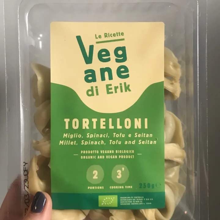 photo of Le Ricette Vegane di Erik Tortelloni miglio spinaci tofu e seitan shared by @bibilenticchia on  01 Apr 2023 - review