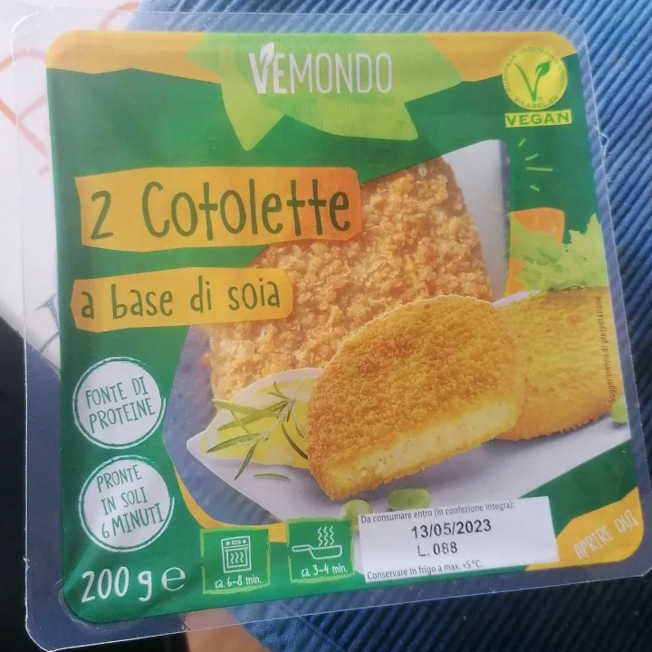 review photo of Vemondo 2 Cotolette a Base di Soia shared by @ninnitherock on 20 Apr 2023 - review